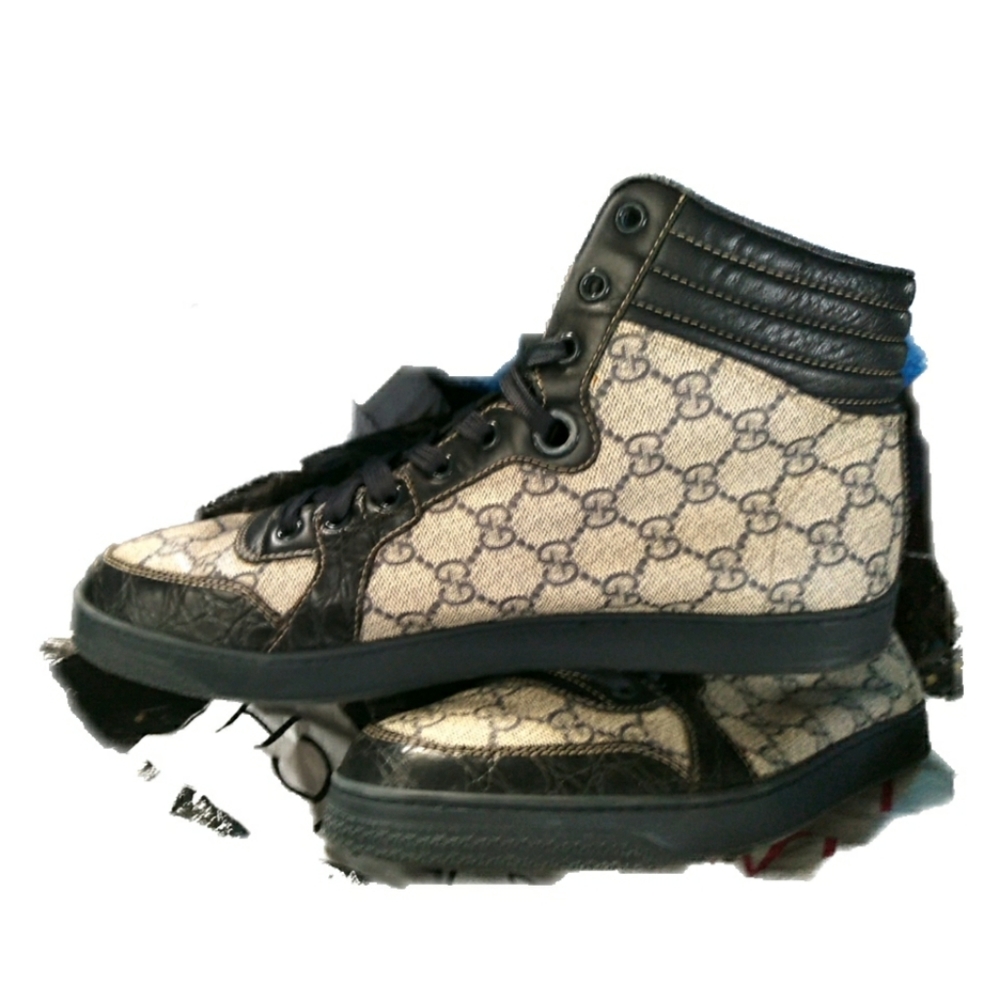Gucci double G sneakers size 8 - Picture 5 of 7